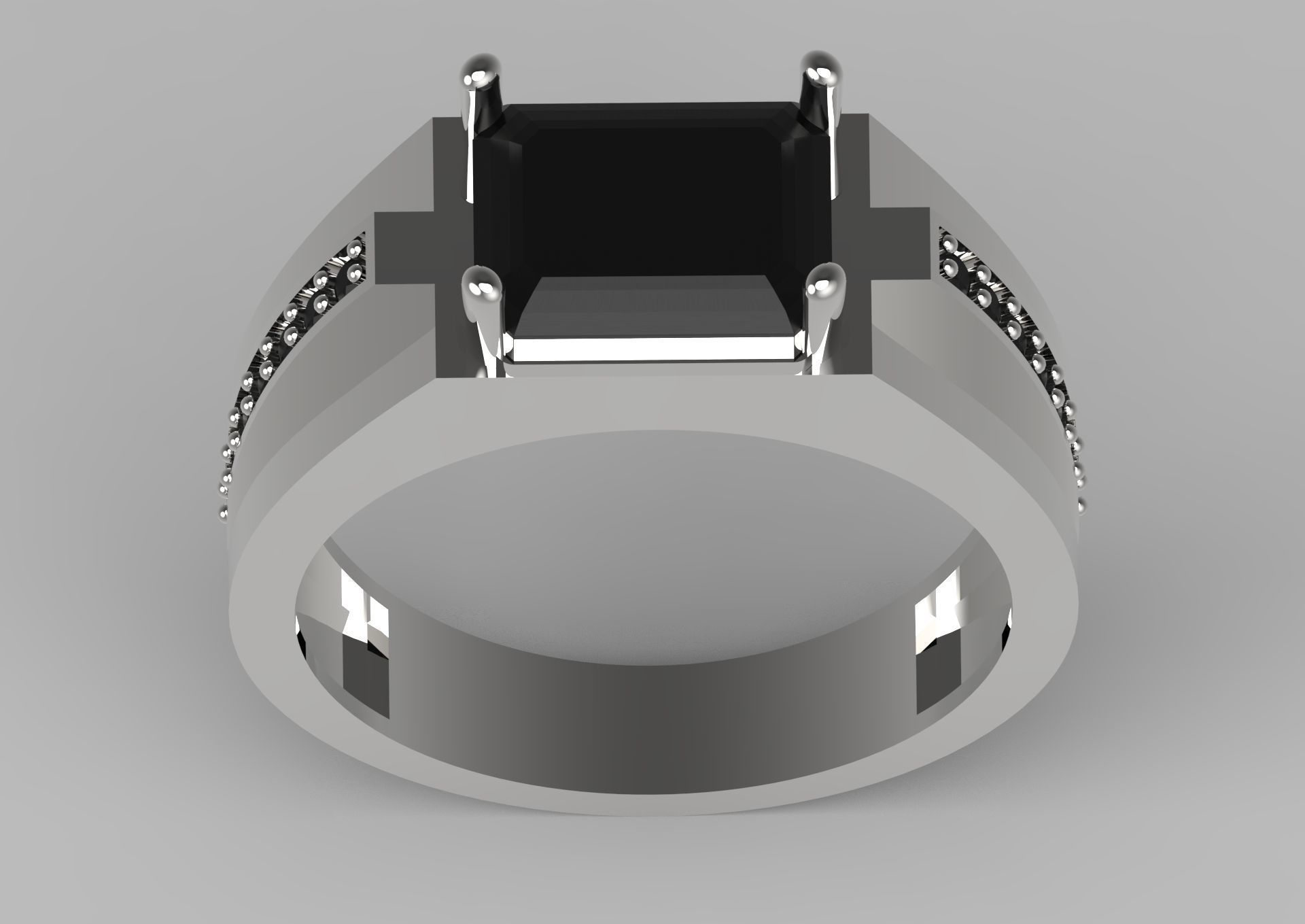 diamond ring mr0045 3D print model_20