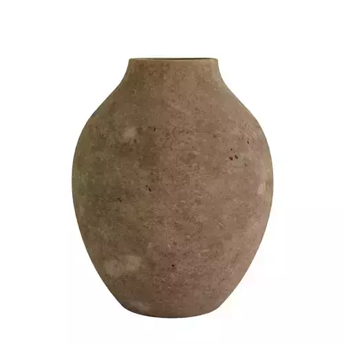Uneven ceramic vase