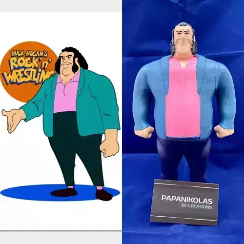 Rock n Wrestling cartoon - Andre The Giant