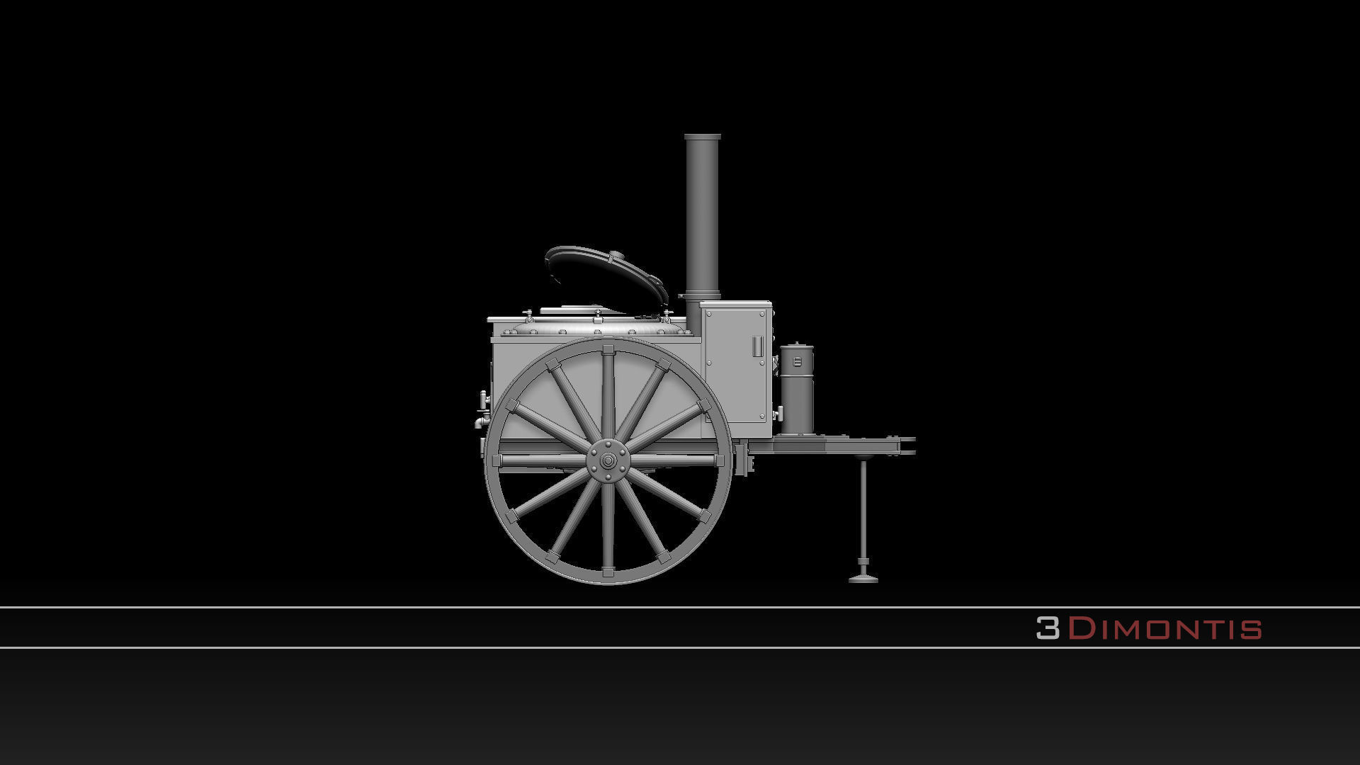 field kitchen and german soldiers 3D print model_35