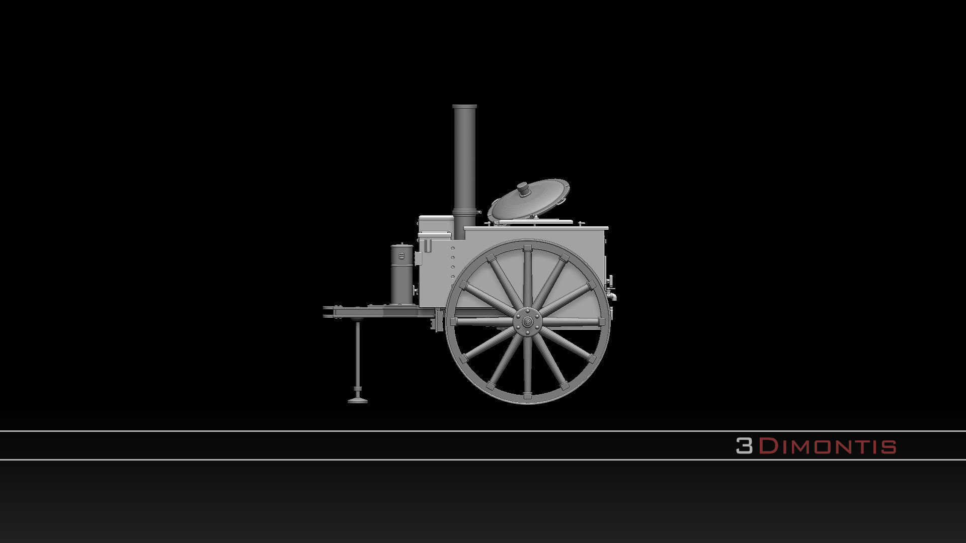 field kitchen and german soldiers 3D print model_14