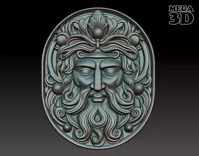 Roman Shaman basrelief 08 241010