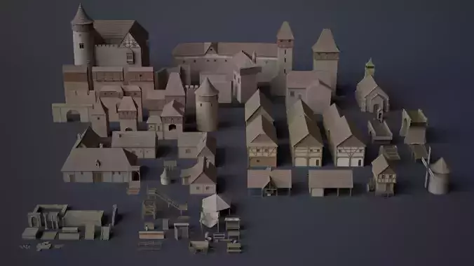 Medieval Castle Assets
