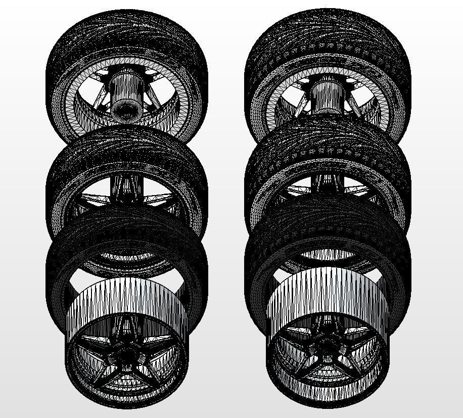Set of custom wheels Budnik Argon for your scale model 3D print model_16
