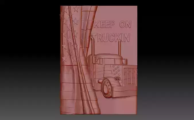 Keep on trucking 3D print model