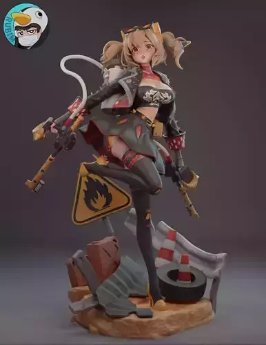 ZZZ Burnice White 3D print model