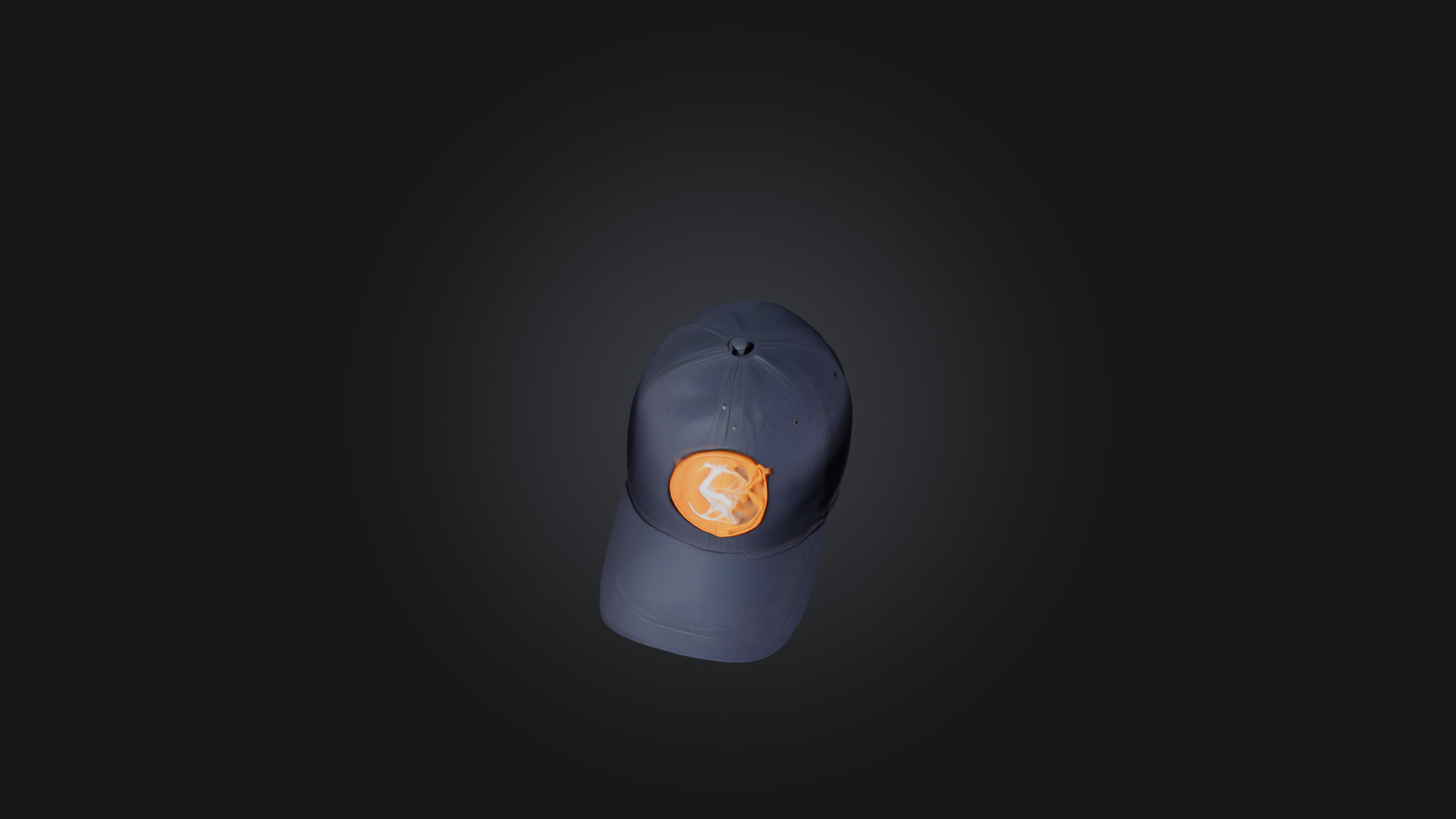 Cap model Low-poly 3D model_6