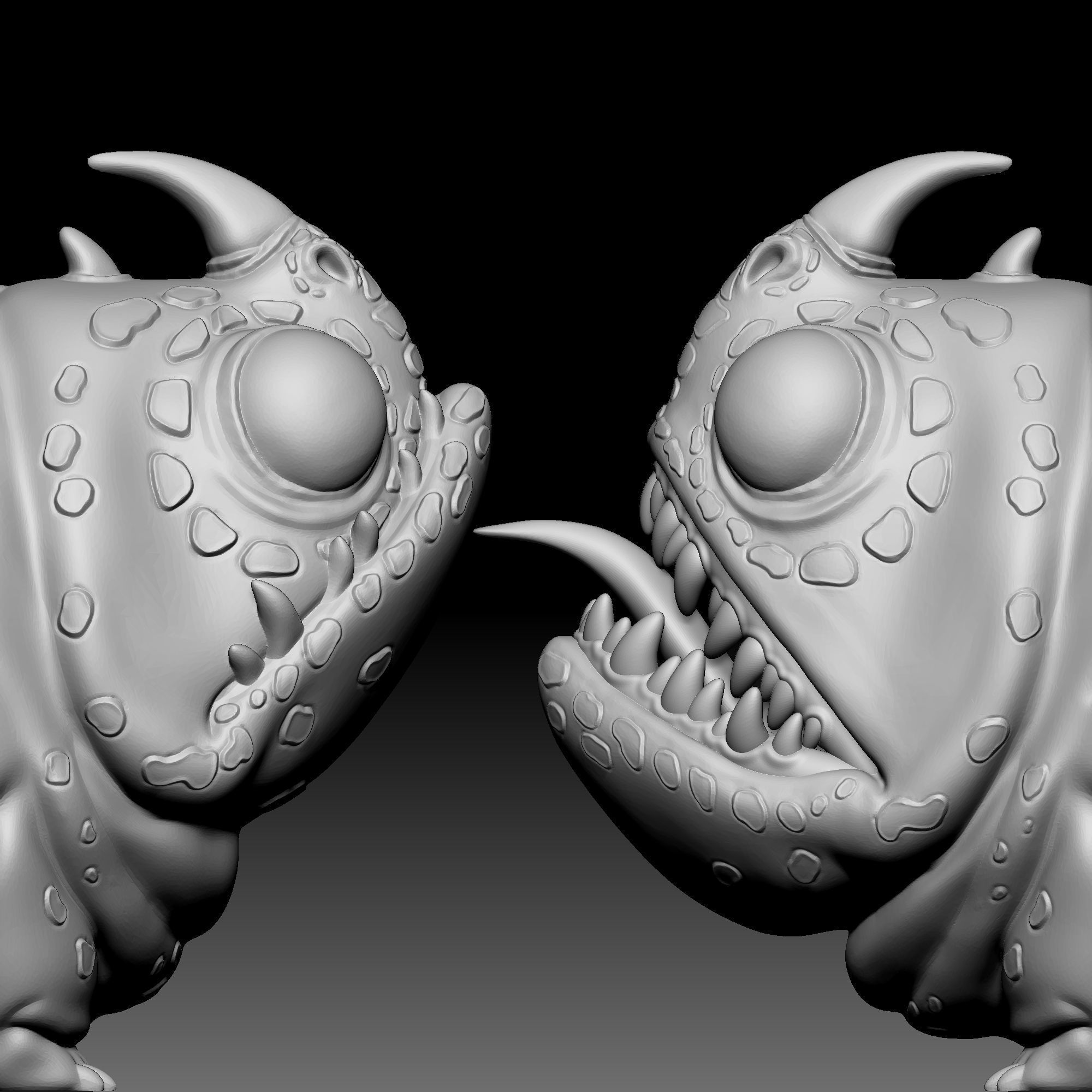Hobgobbler Dragon chibi 030 3D print model_9