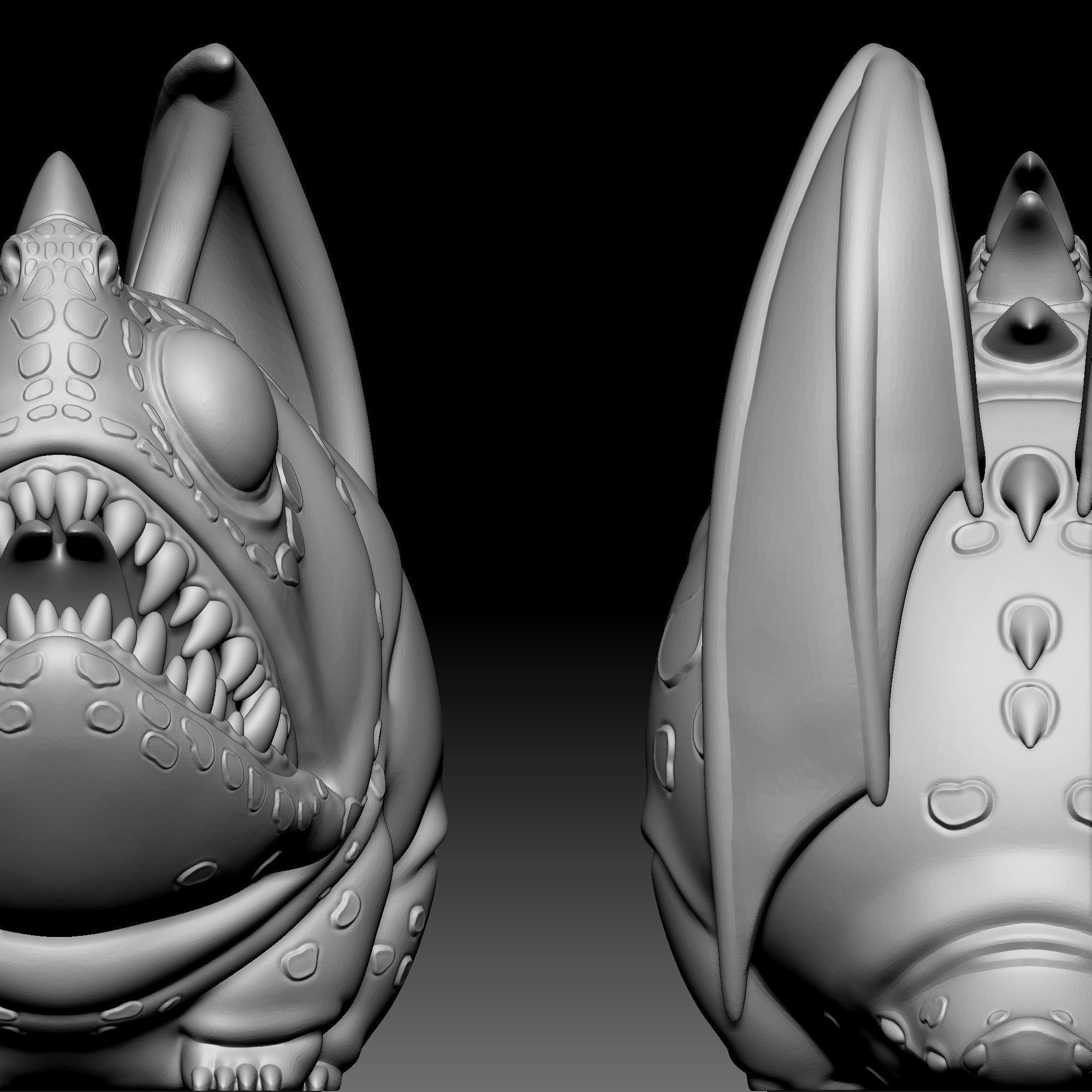 Hobgobbler Dragon chibi 030 3D print model_8