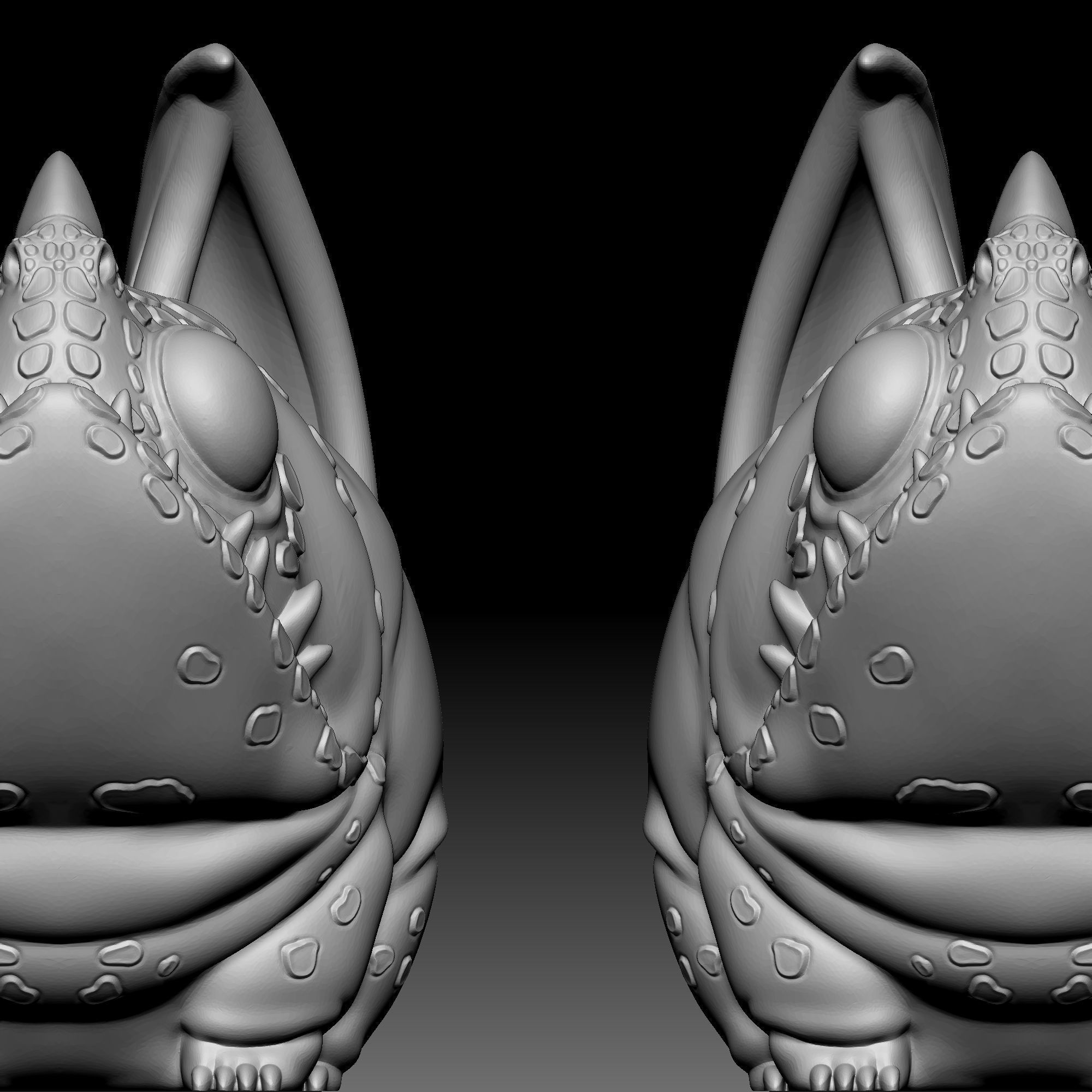 Hobgobbler Dragon chibi 030 3D print model_4