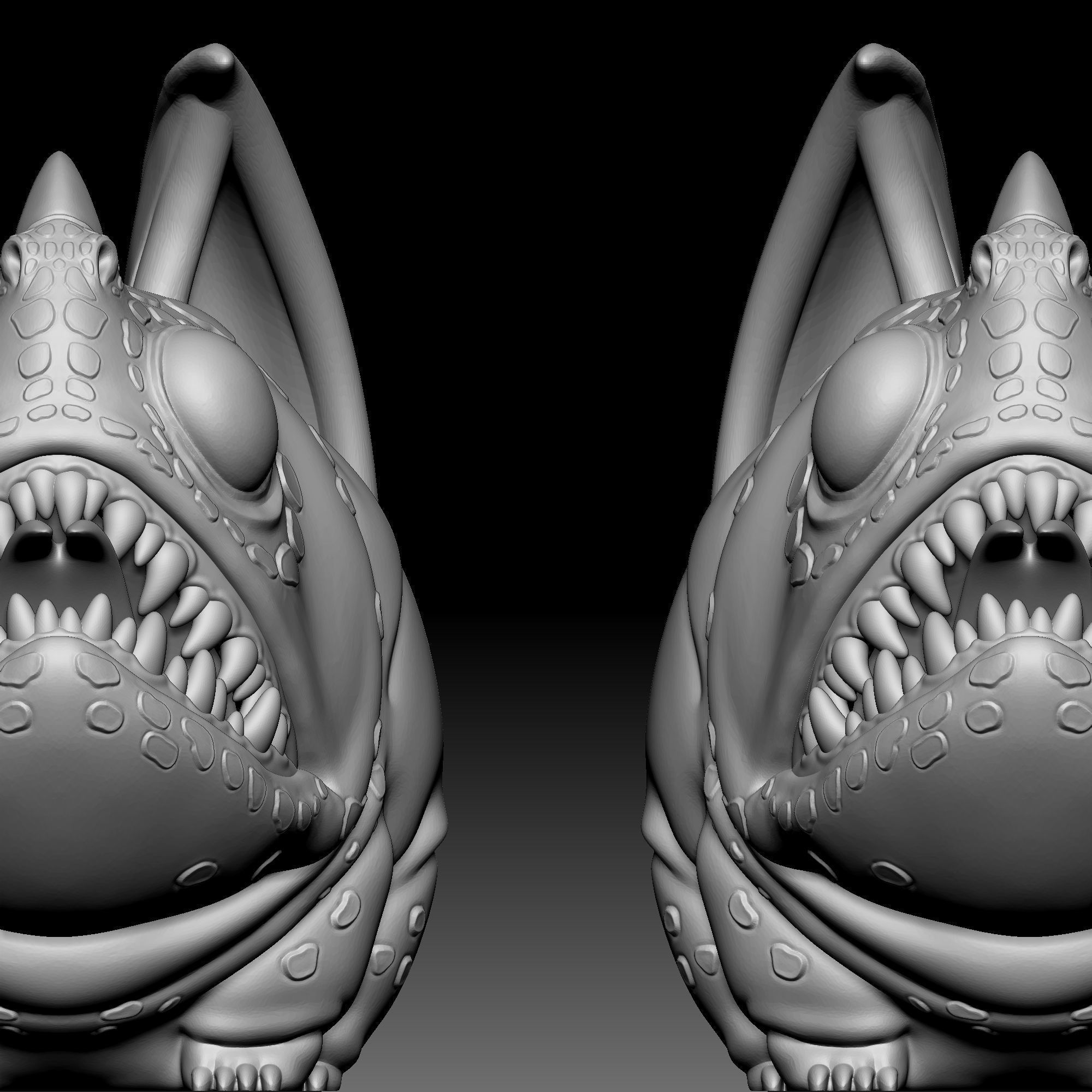 Hobgobbler Dragon chibi 030 3D print model_5