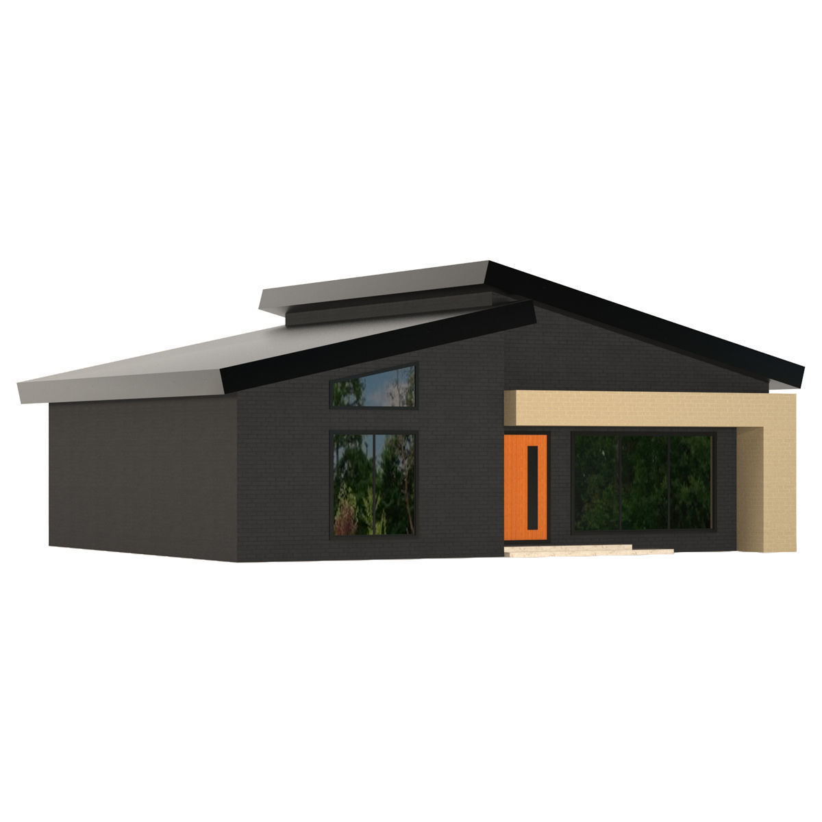 Villa 3D model_1