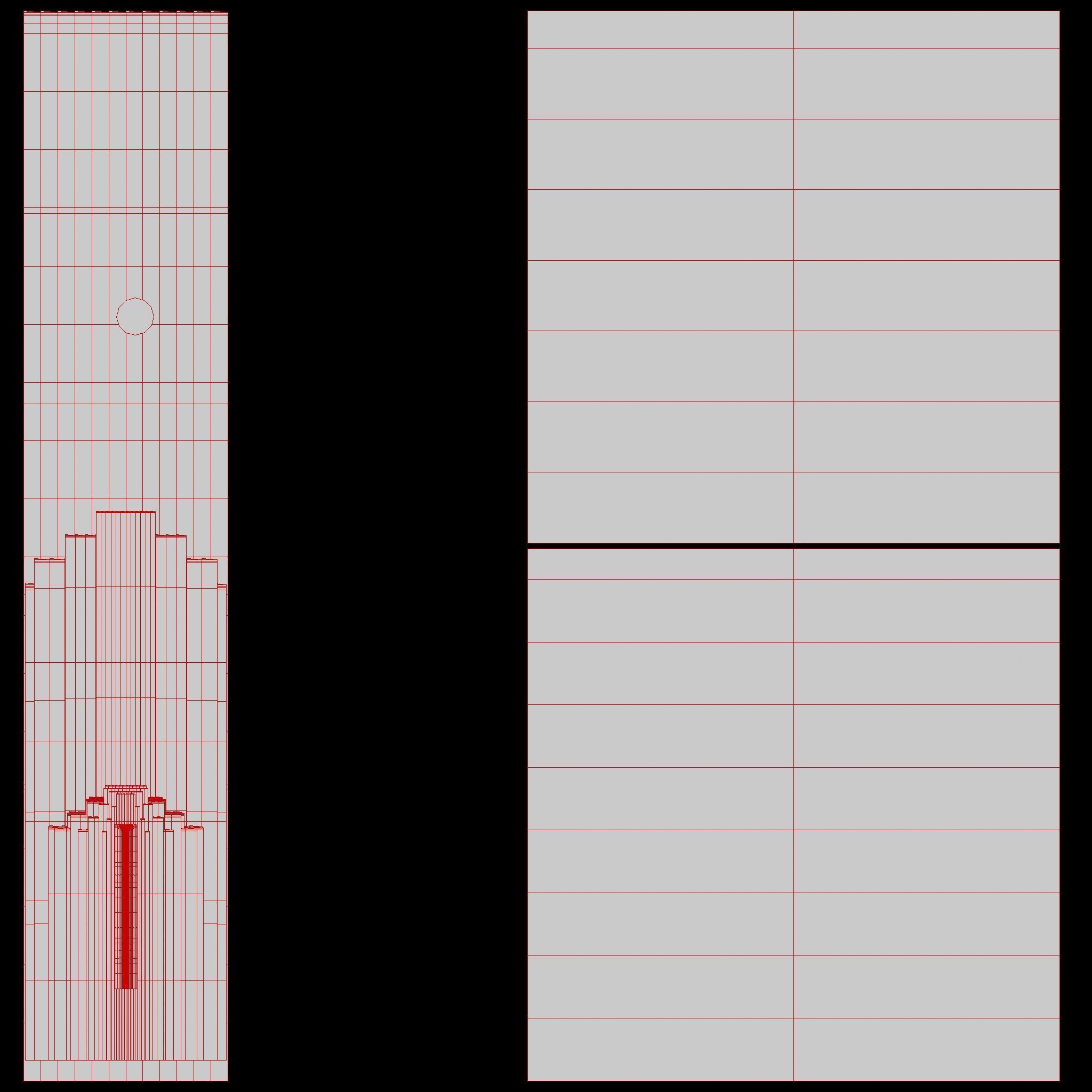 Horsechestnut Branch V3 3D model_8