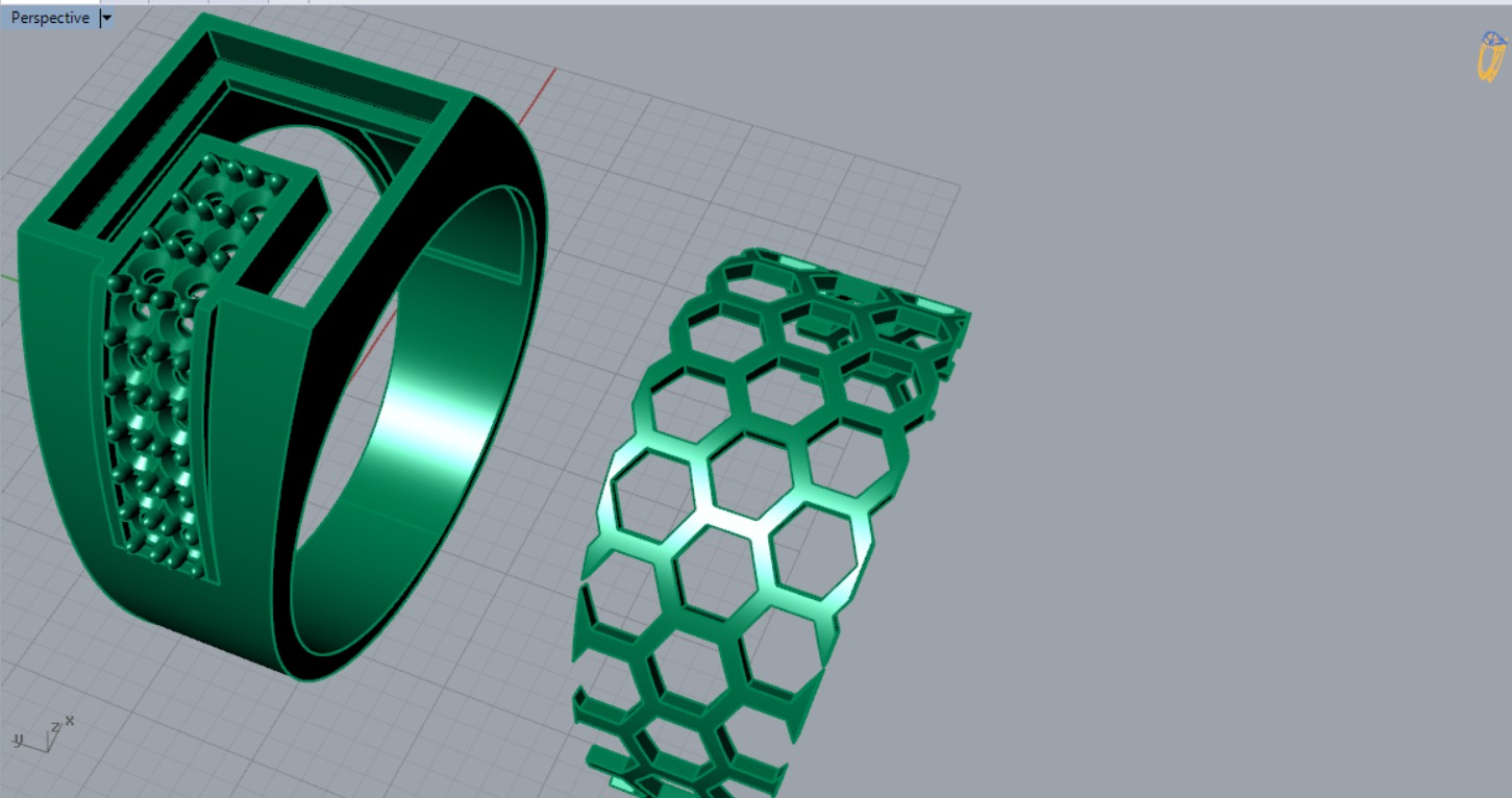 man ring mr0047 3D print model_16