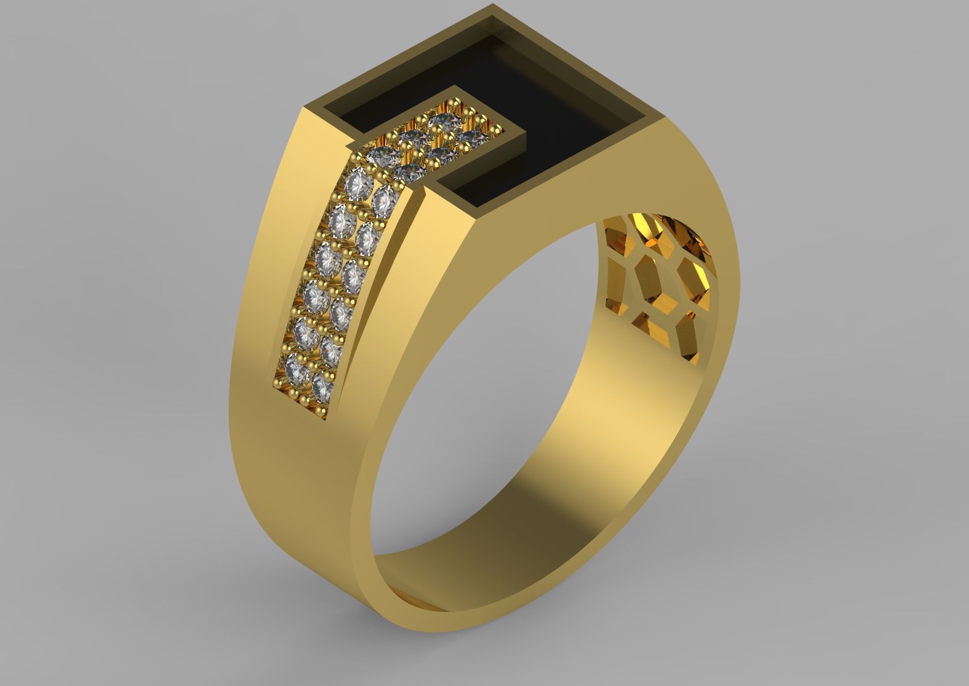 man ring mr0047 3D print model_20