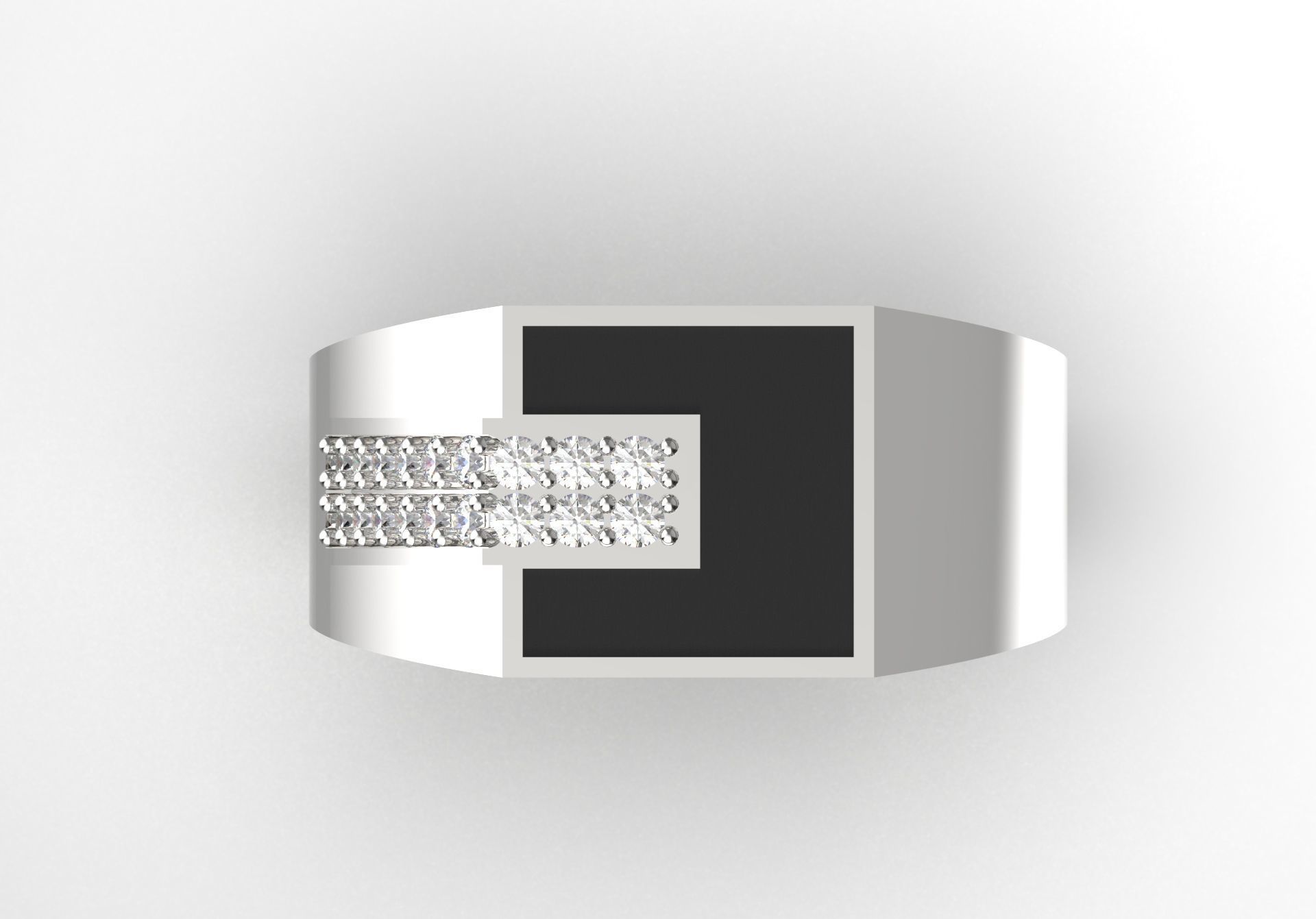 man ring mr0047 3D print model_1