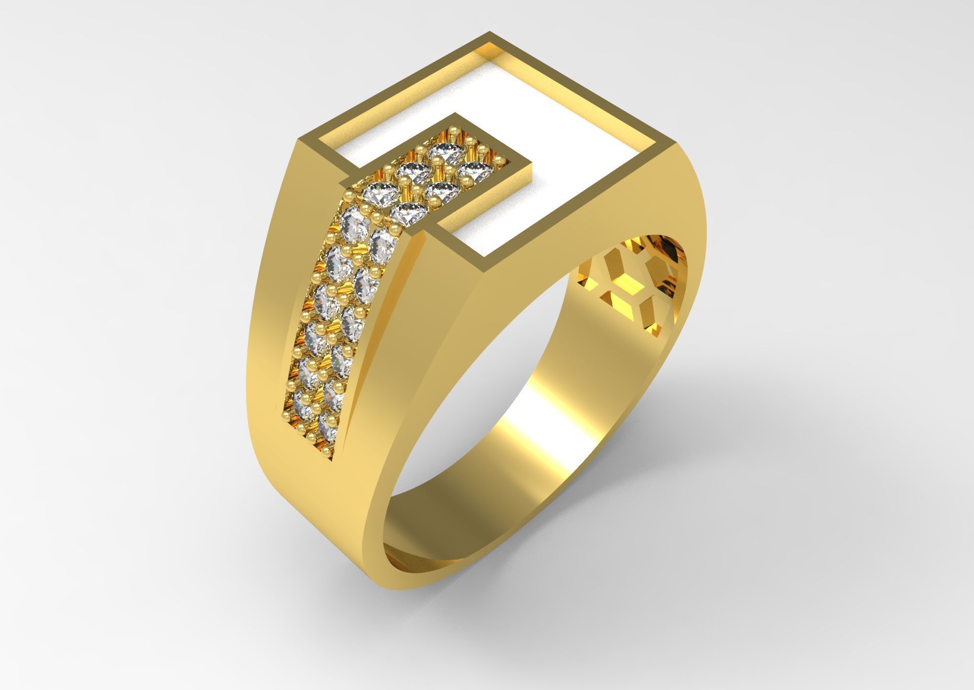 man ring mr0047 3D print model_17