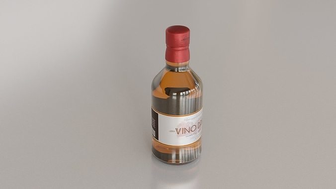 Whisky Scotch Bottle 01 3D model 2