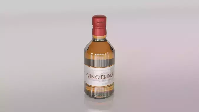 Whisky Scotch Bottle 01 3D model