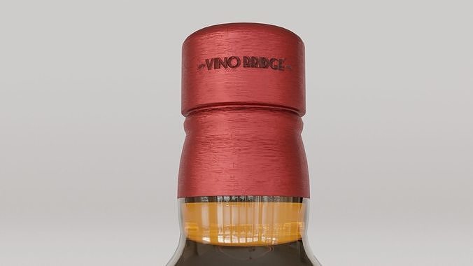 Whisky Scotch Bottle 01 3D model 7