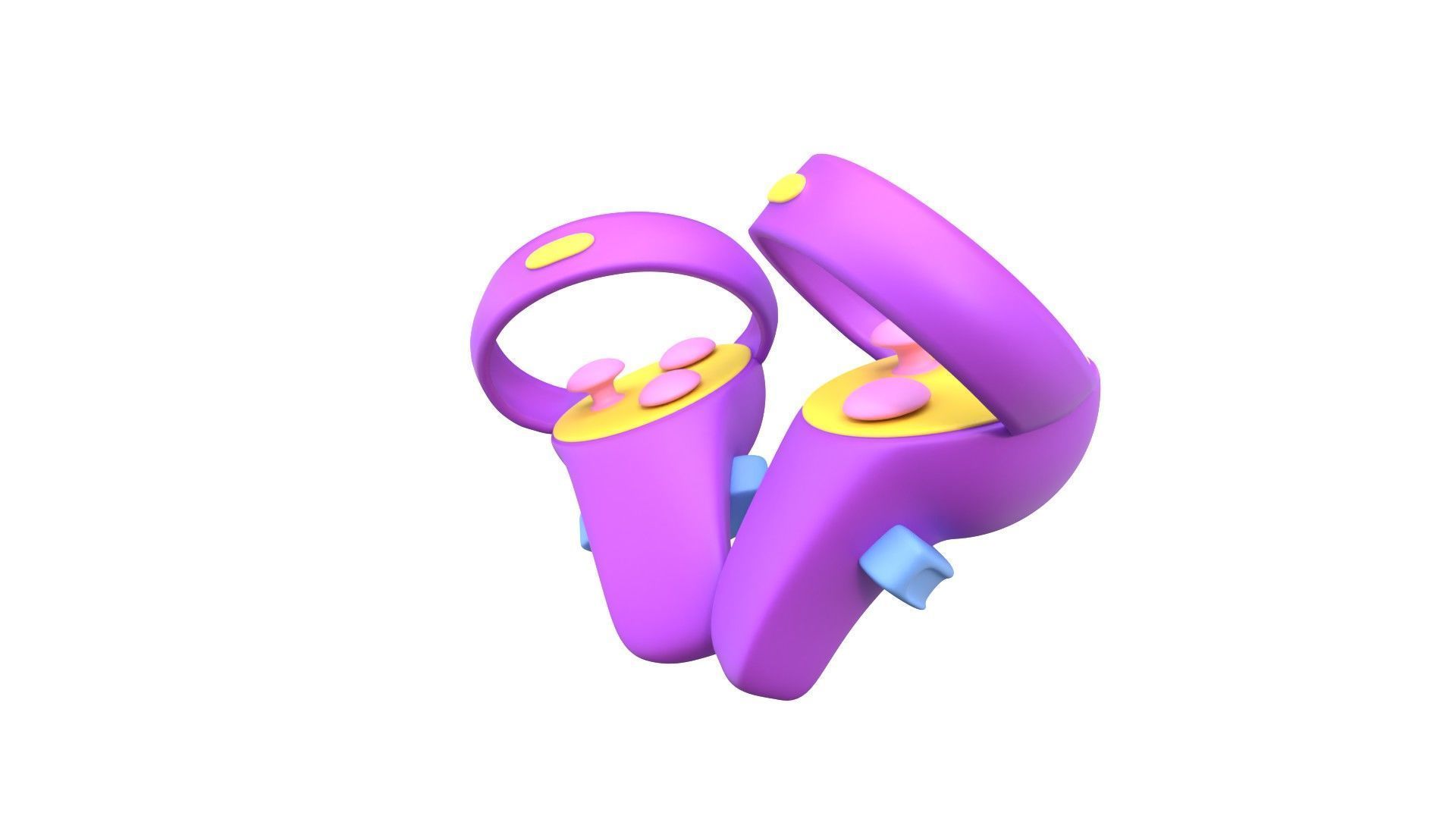 Vr Controller 3D model_2