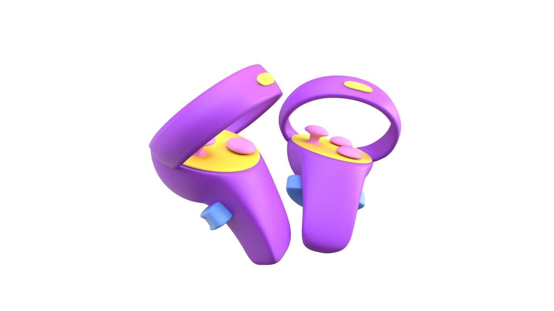 Vr Controller 3D model_17