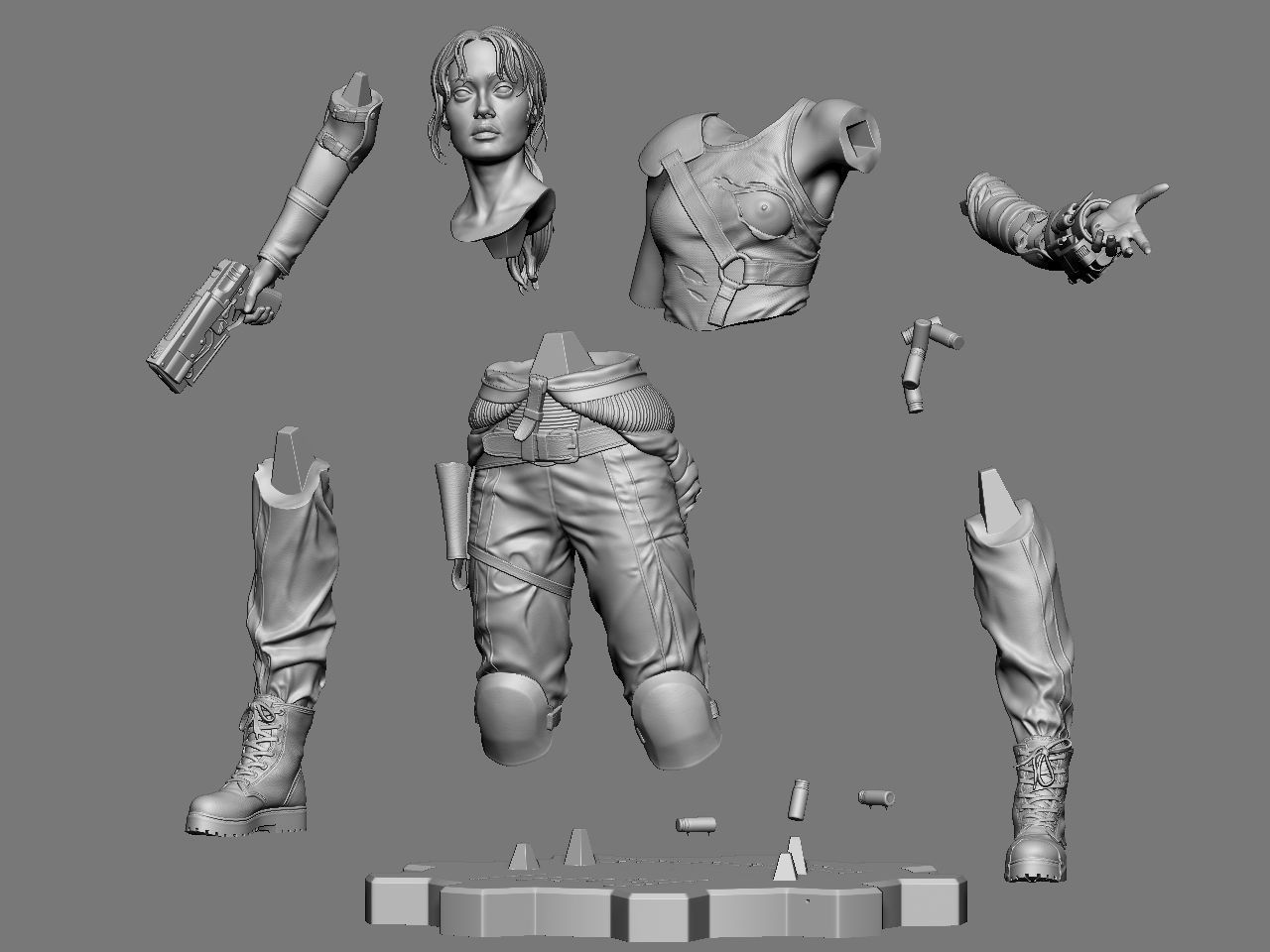 Lucy NSFW from Fallout  3D print model_42