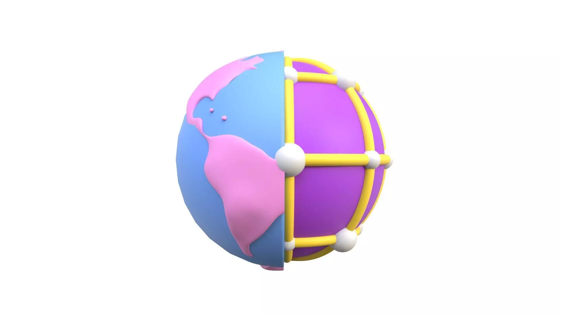 Virtual World 3D model_0