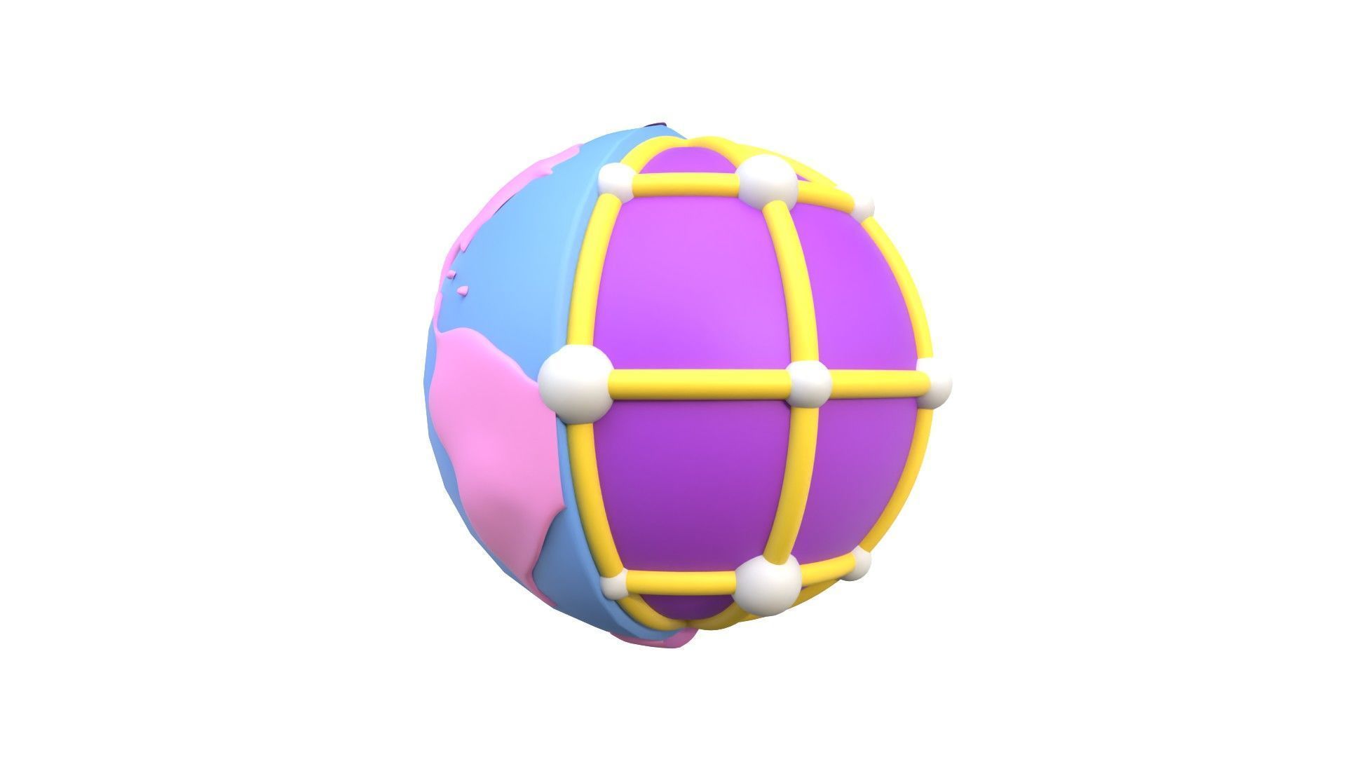 Virtual World 3D model_1