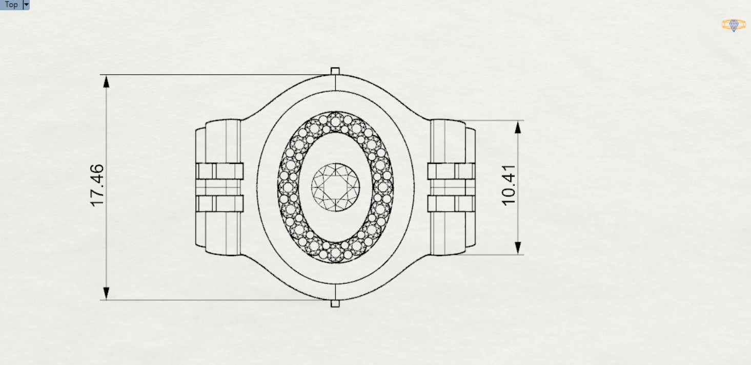 Luxury man Rolex design diamond ring model ror0014 3D print model_11