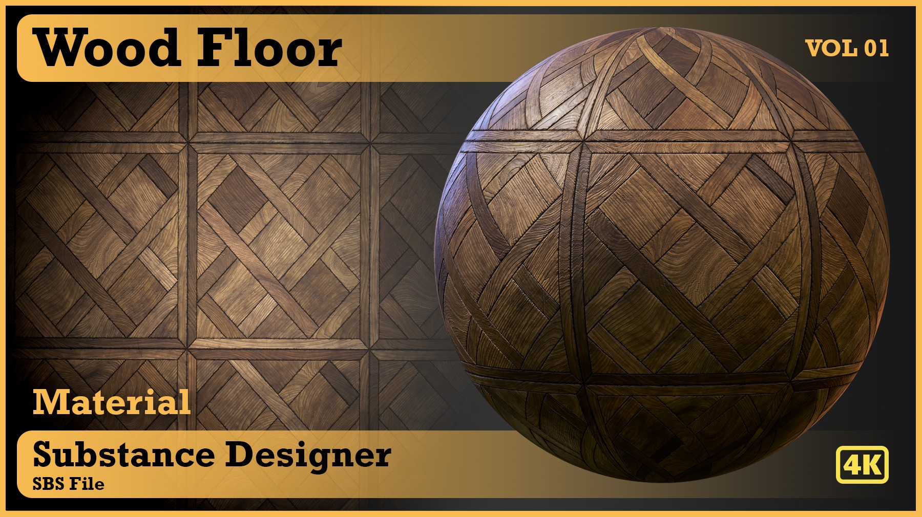 Wood Floor - VOL 02 - substance designer Texture_1