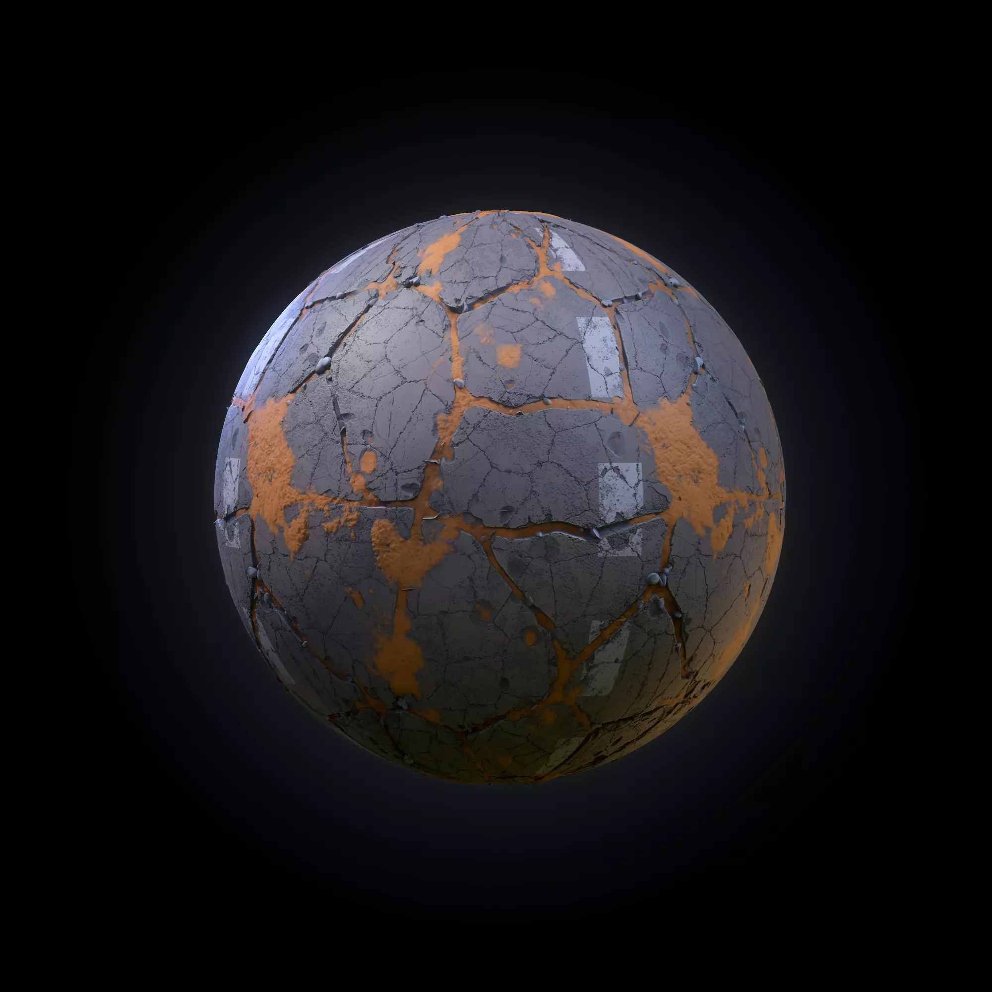 Road Crack - VOL 01 - substance designer Texture_0