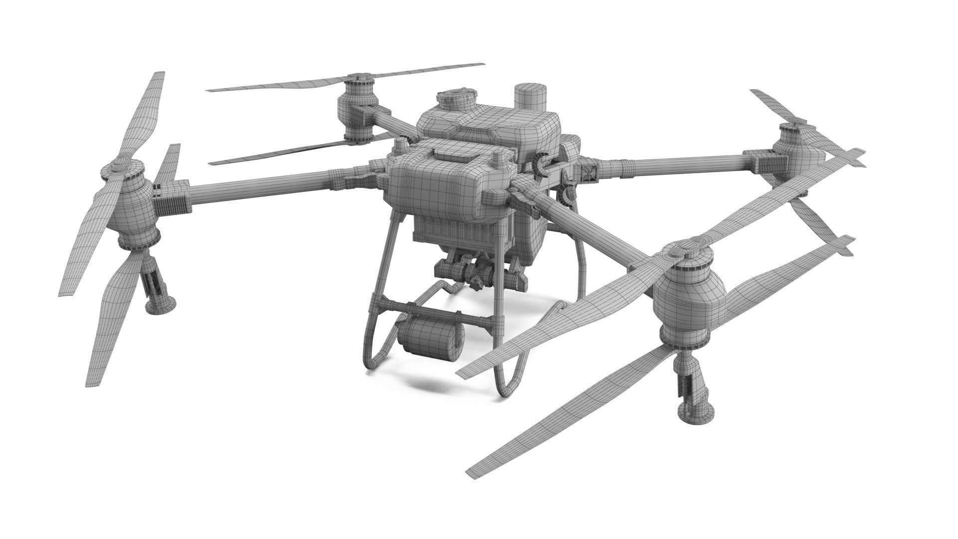 DJI AGRAS T50 Agricultural Drone 3D model_23