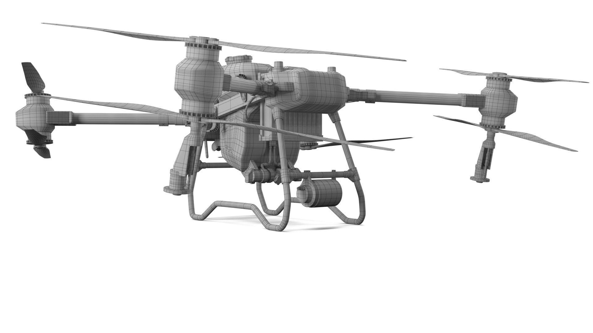 DJI AGRAS T50 Agricultural Drone 3D model_25