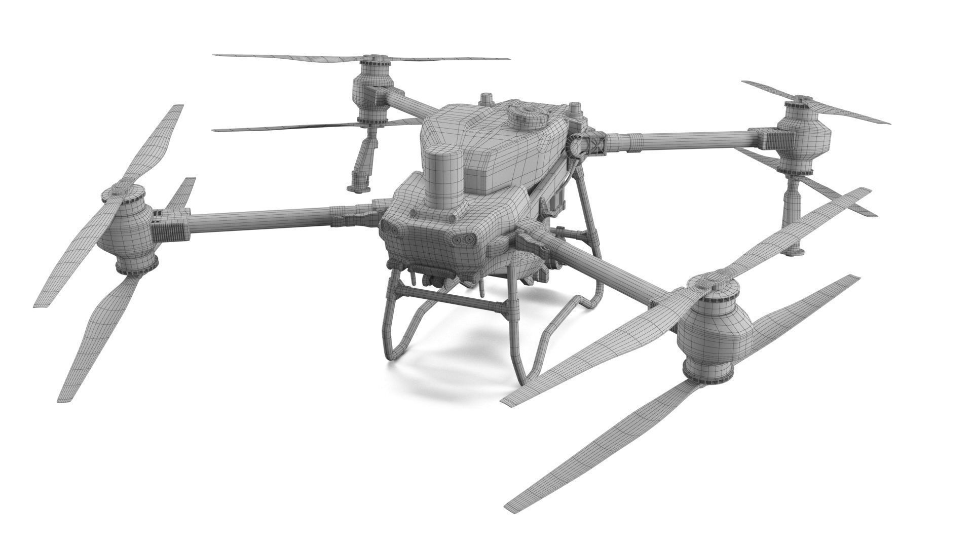 DJI AGRAS T50 Agricultural Drone 3D model_21