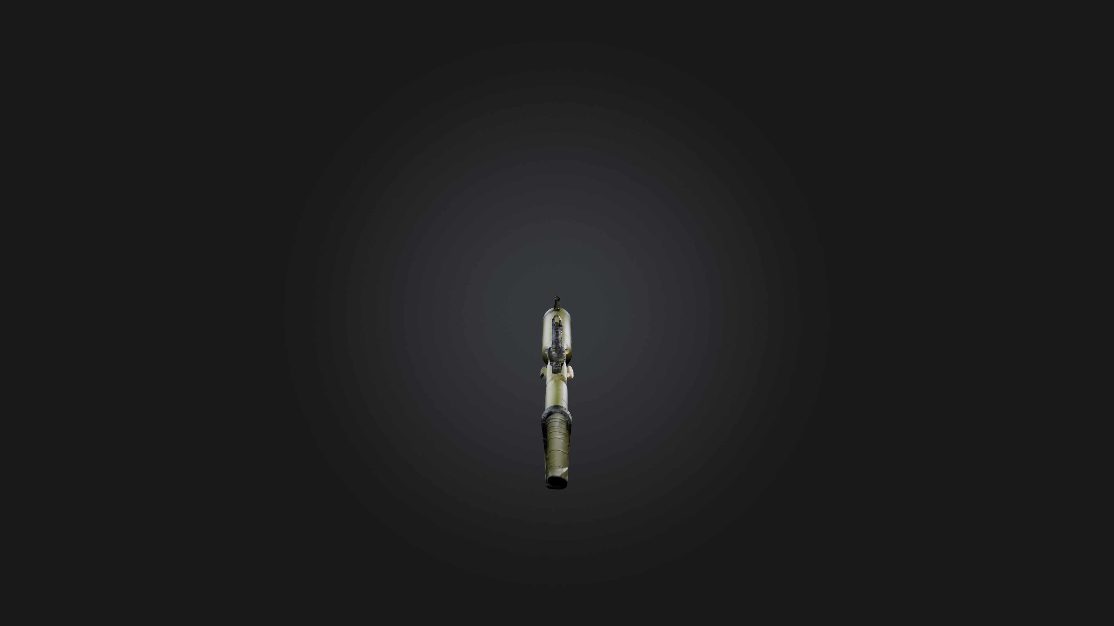 Bazooka Low-poly 3D model_5