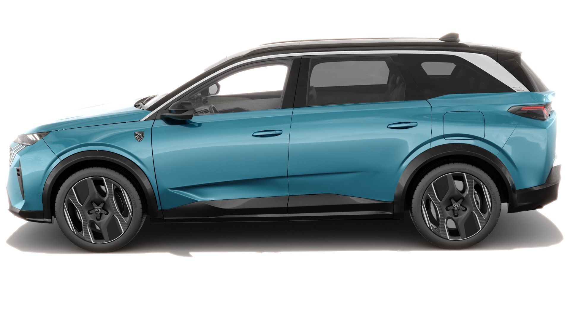 Peugeot 5008 e-5008 2025 with interior 3D model_2