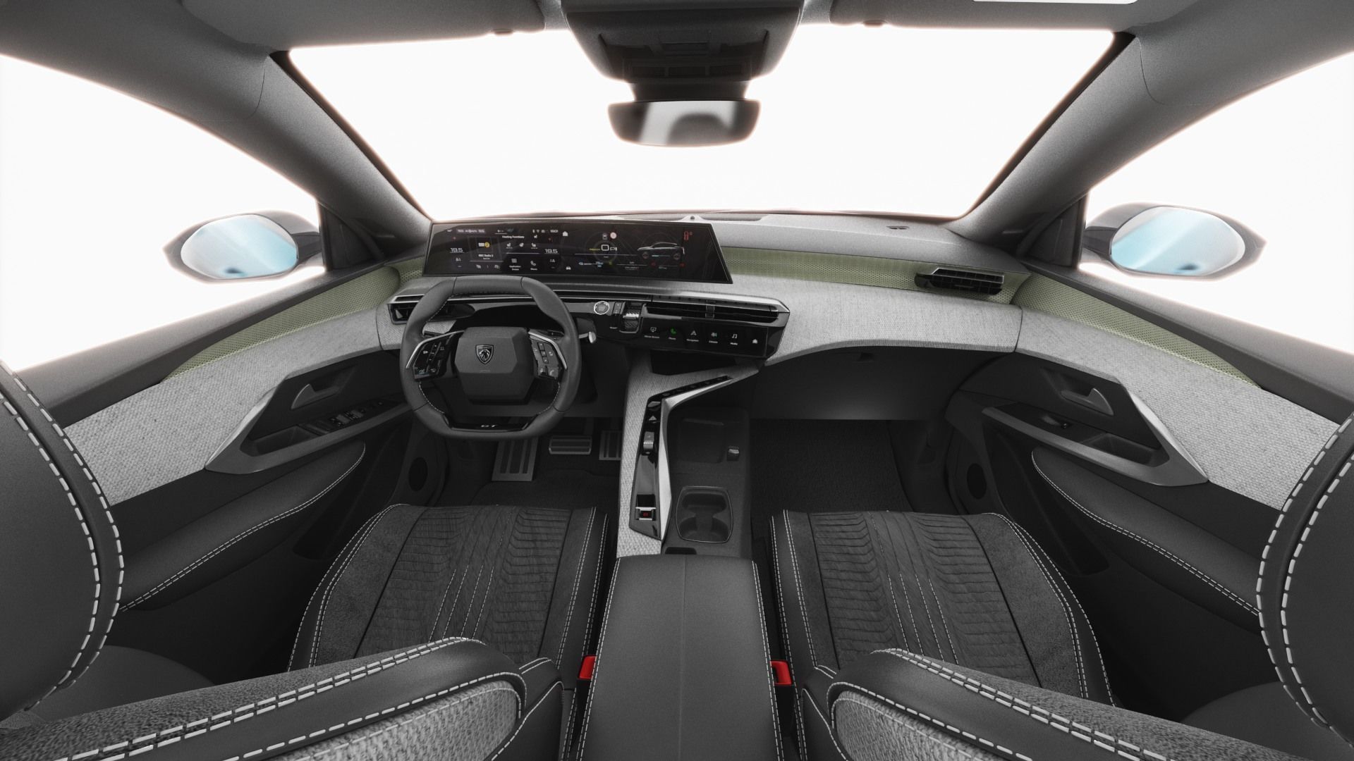 Peugeot 5008 e-5008 2025 with interior 3D model_17