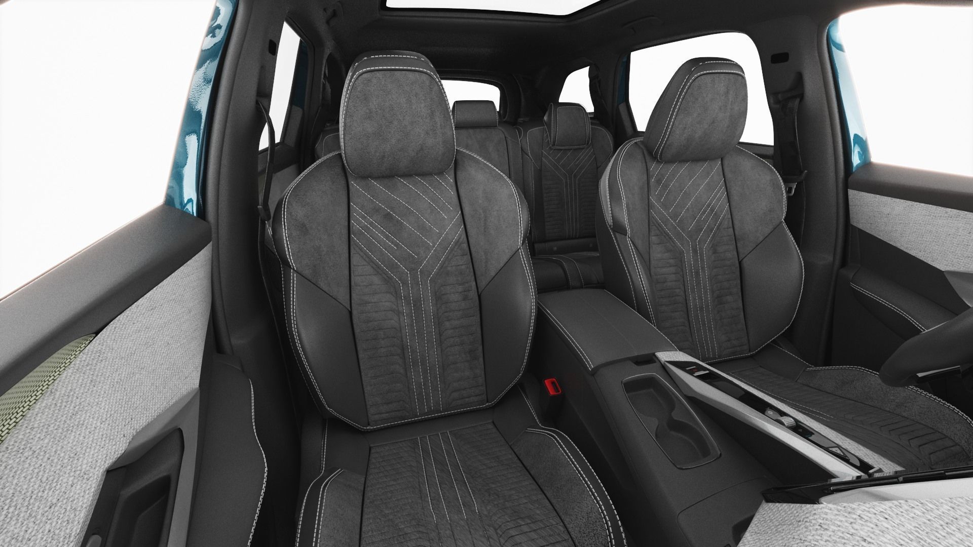 Peugeot 5008 e-5008 2025 with interior 3D model_15