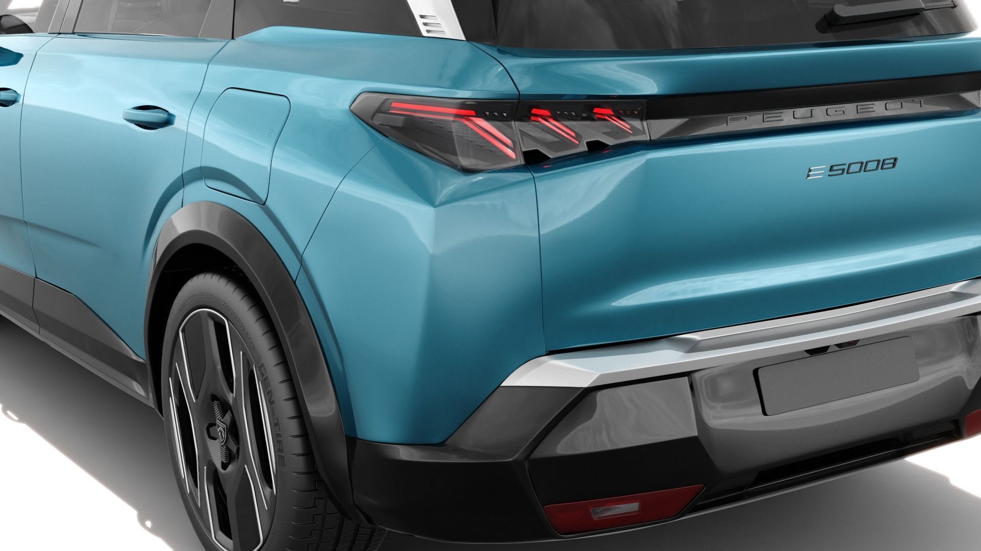 Peugeot 5008 e-5008 2025 with interior 3D model_11