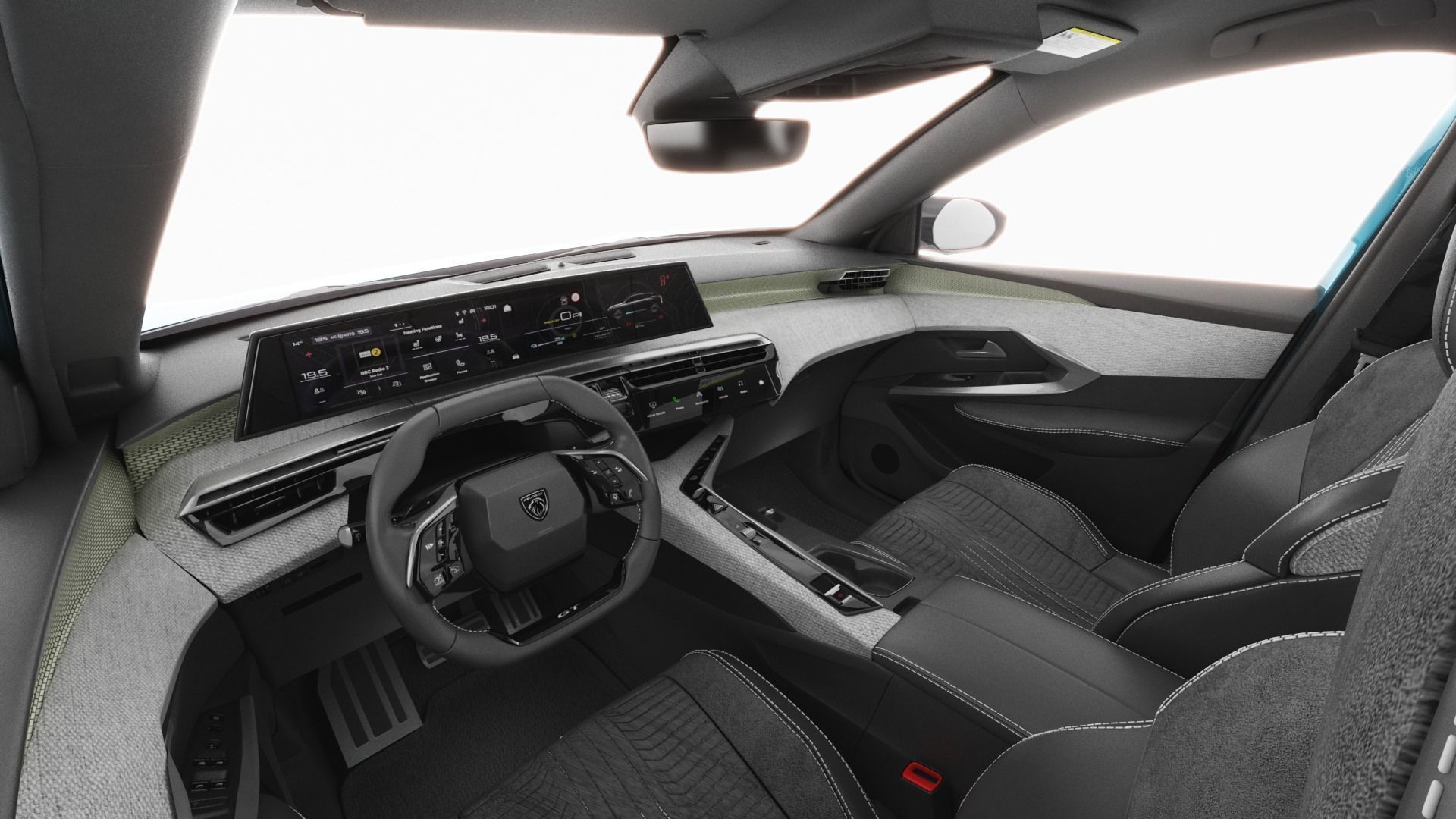 Peugeot 5008 e-5008 2025 with interior 3D model_14