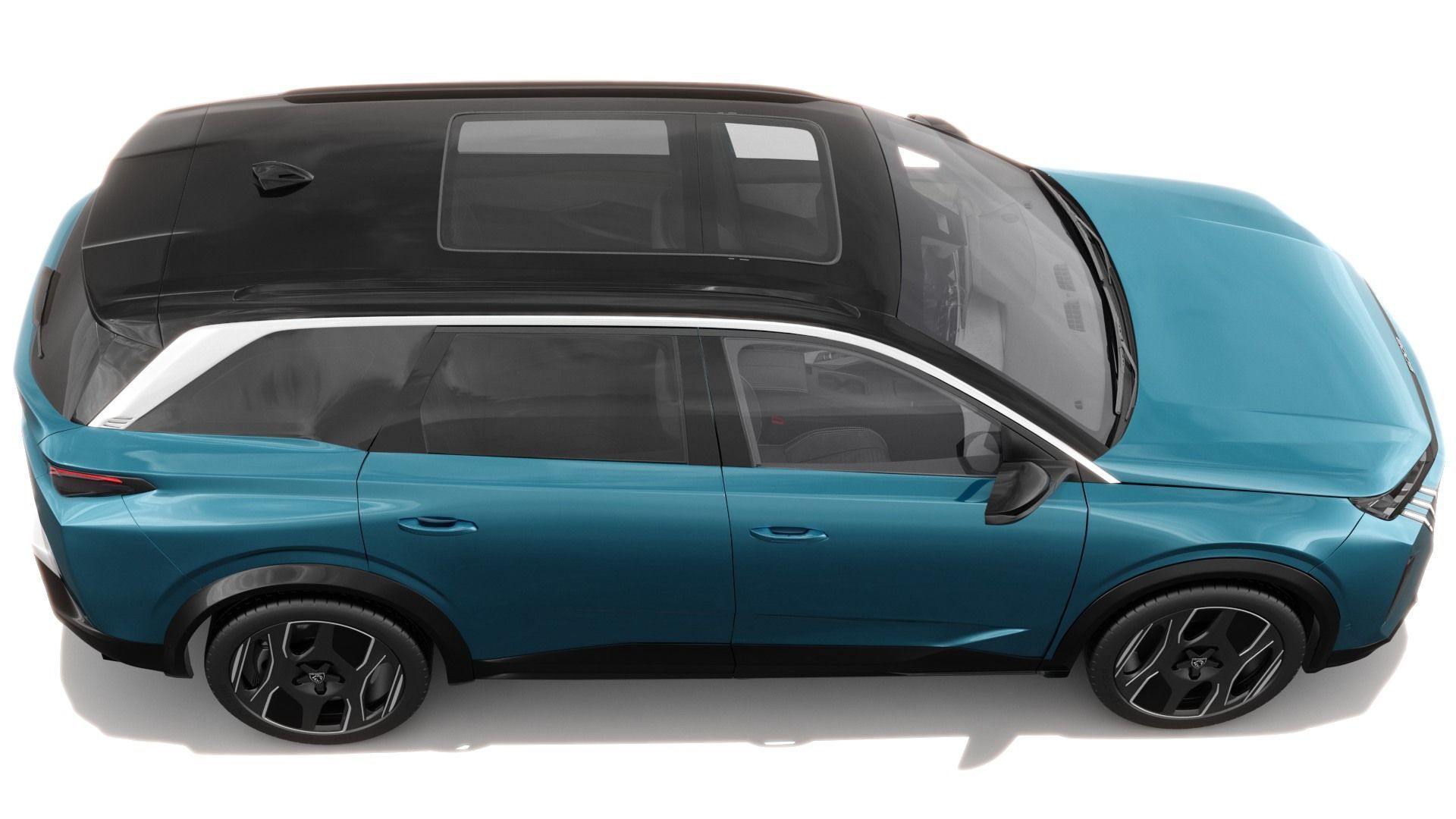 Peugeot 5008 e-5008 2025 with interior 3D model_7