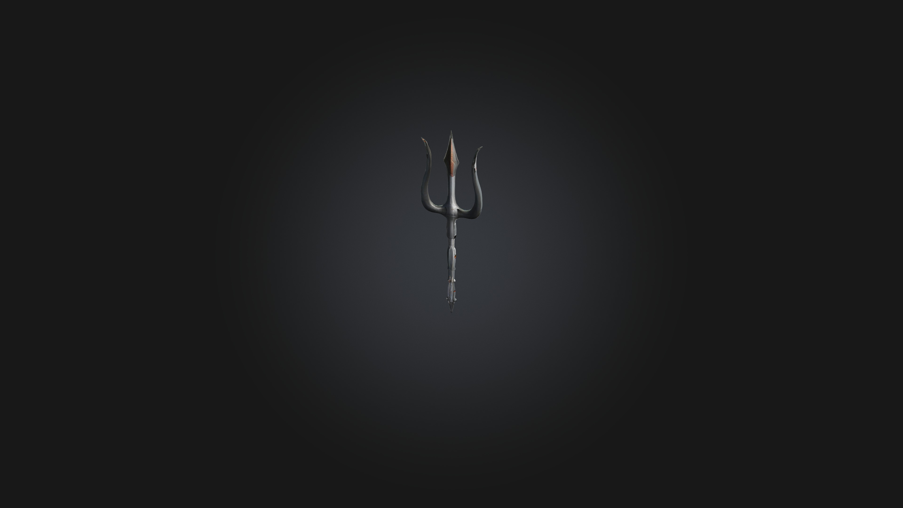 Trident Low-poly 3D model_6