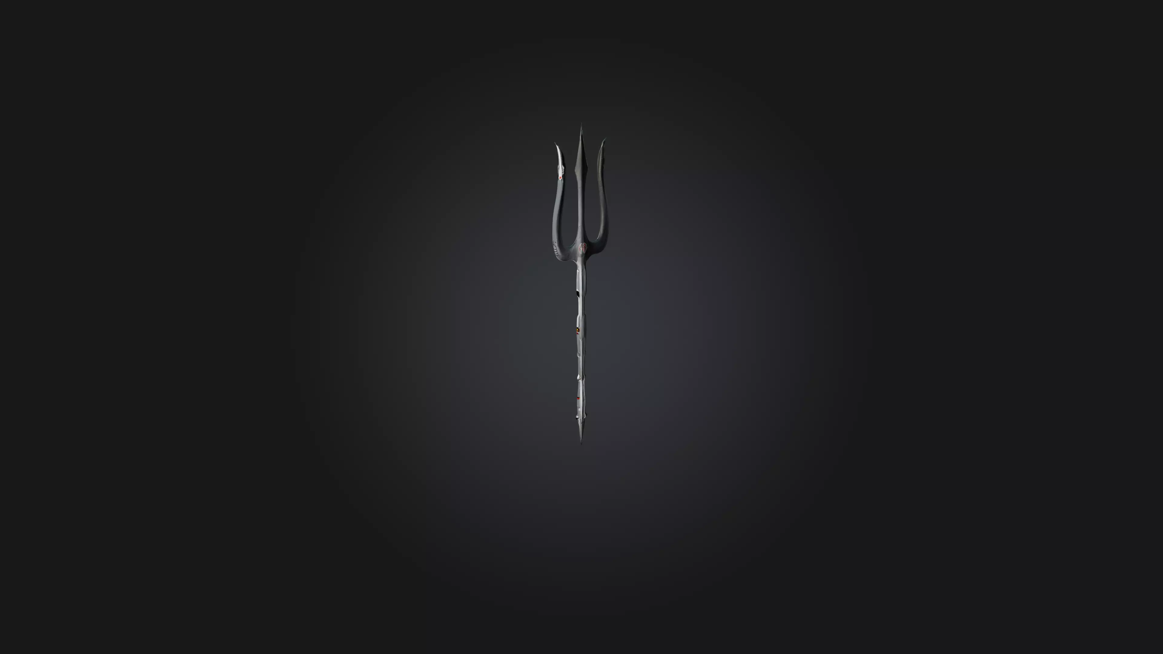 Trident Low-poly 3D model_0