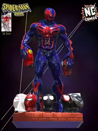 Marvel 2099 Spiderman Miguel Ohara NcComics 3D print model
