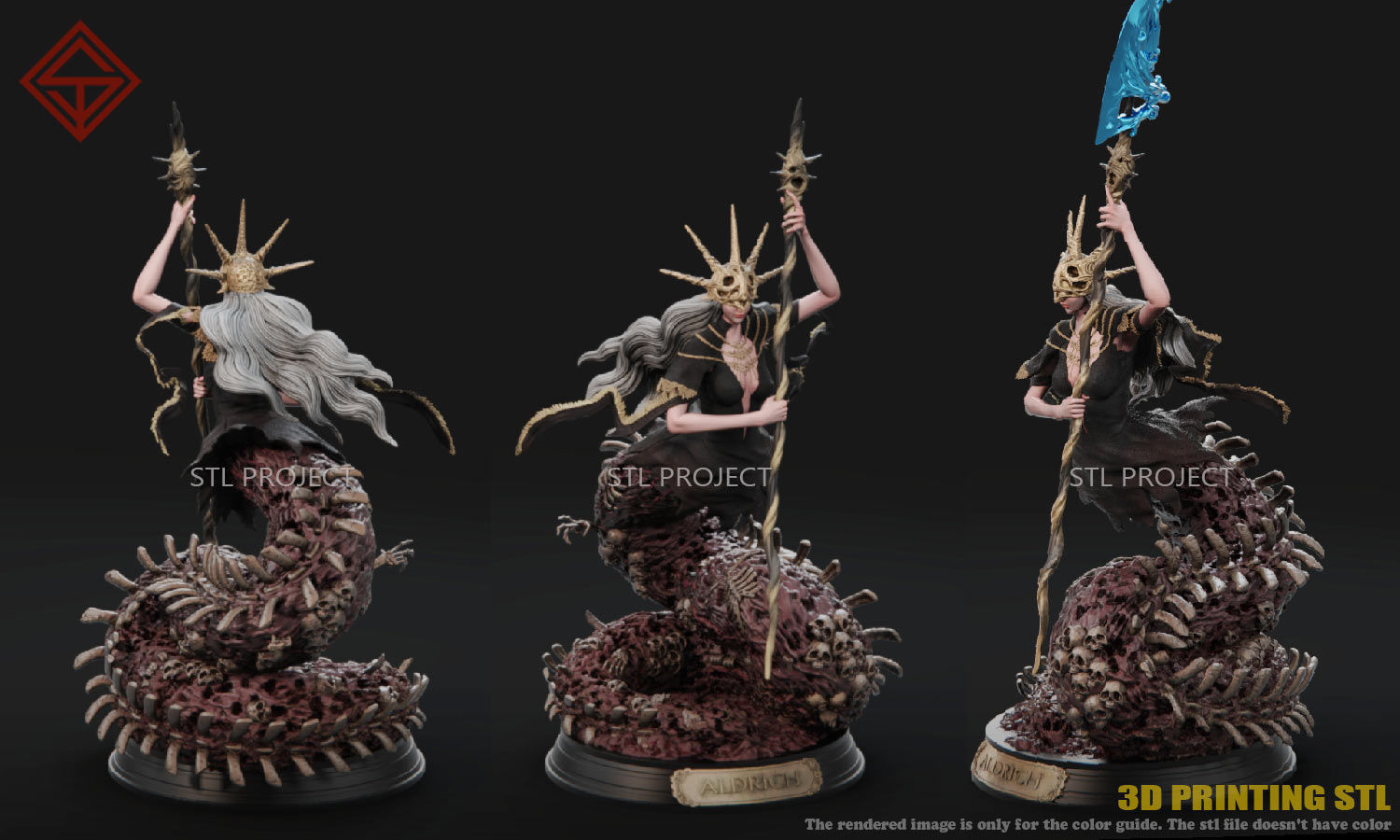 Aldrich 3D print model_1