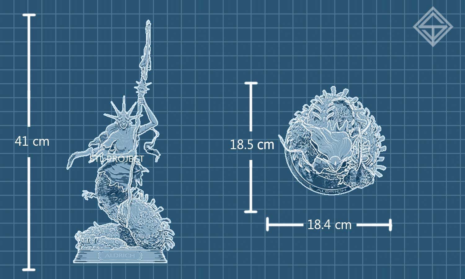 Aldrich 3D print model_5