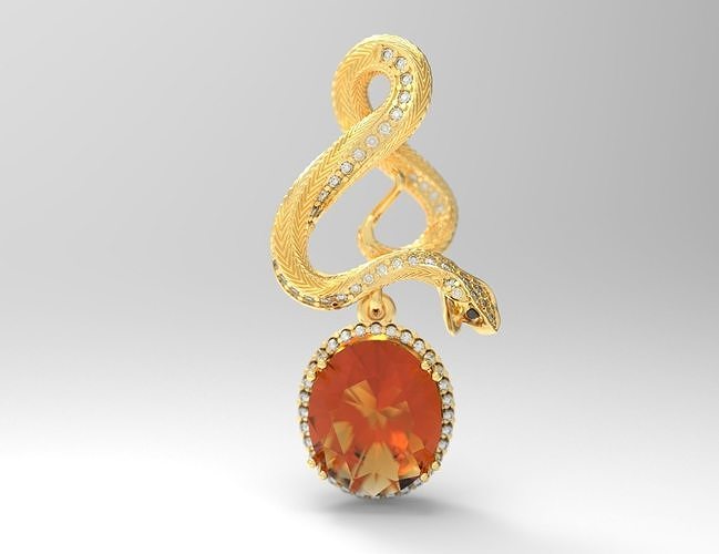 Snake Necklace Magerit  3D print model