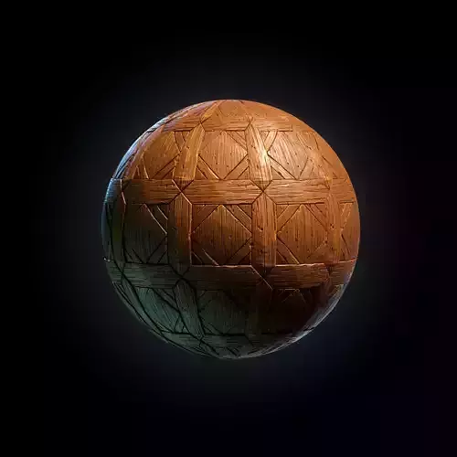 Wood Floor Stylized - VOL 04 - substance designer Texture