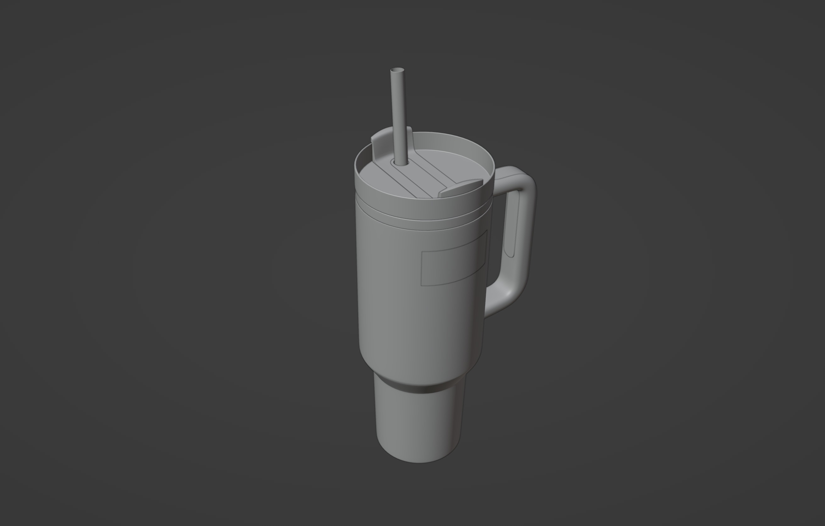 Stanley cup  Low-poly 3D model_10